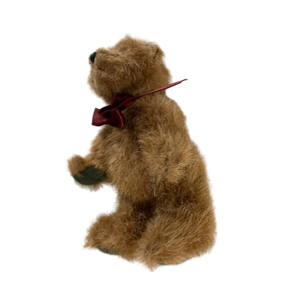 Boyds Bears 6 in Tall mini Small Light Brown Bear Green Paws Vintage 1990 The Ar - Picture 4 of 5